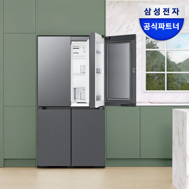 삼성 비스포크 AI 냉장고 25년최신형 4도어 에너지효율 1등급