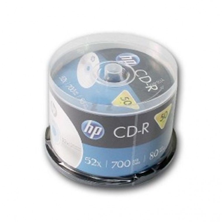 플라스틱 재질의 HP CD R 공시디 50PK - 상품 이미지