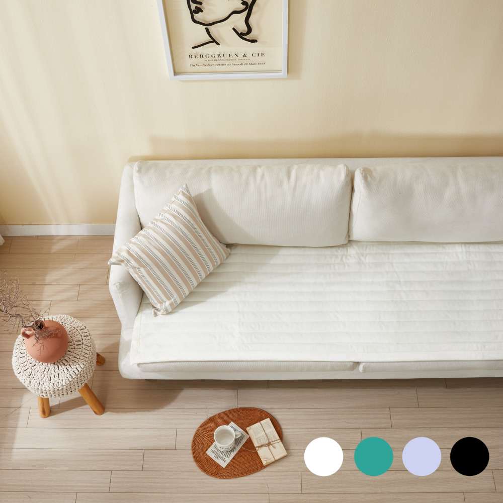 국내생산 극세사 소파매트 쇼파커버 쇼파패드 4인용 65cmx230cm