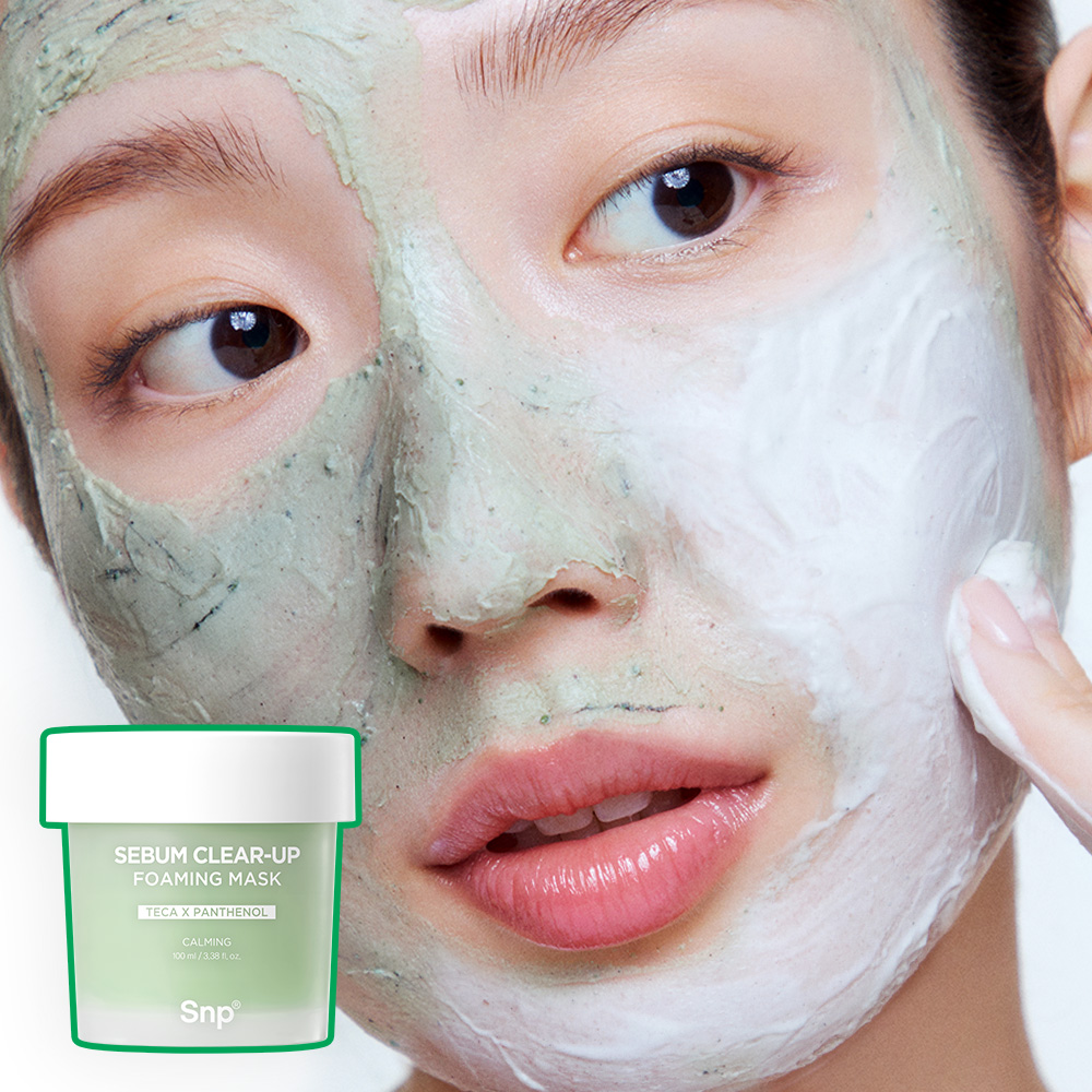 Snp 테카 판테놀 피지 쏙쏙 거품 트러블 진정 마스크팩 100ml, 1개 이미지 7