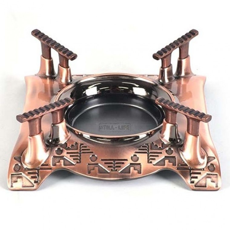 고체 연료 받침 화로 미니 화로대 받침만 17cm - 상품 이미지