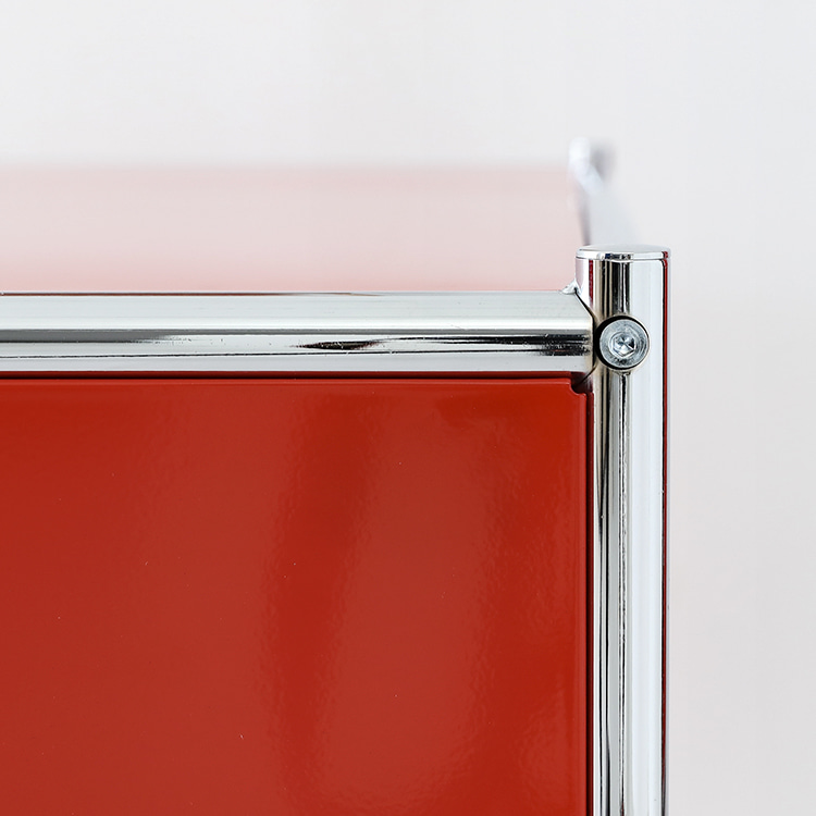 심플리 이동식 수납박스/사이드테이블 BC259 레드 9437.2450