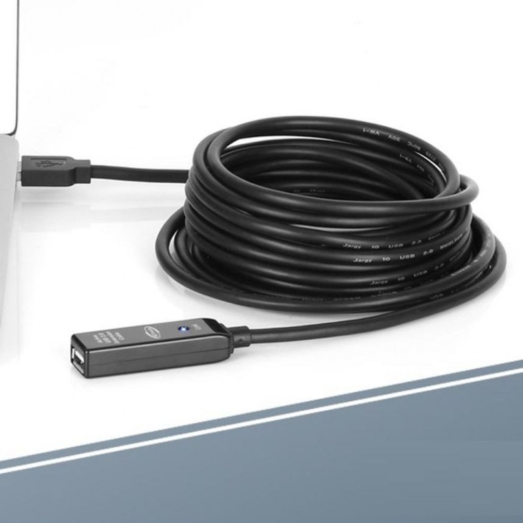 USB2.0 리피터 무전원 USB 연장 케이블 5m - 상품 이미지
