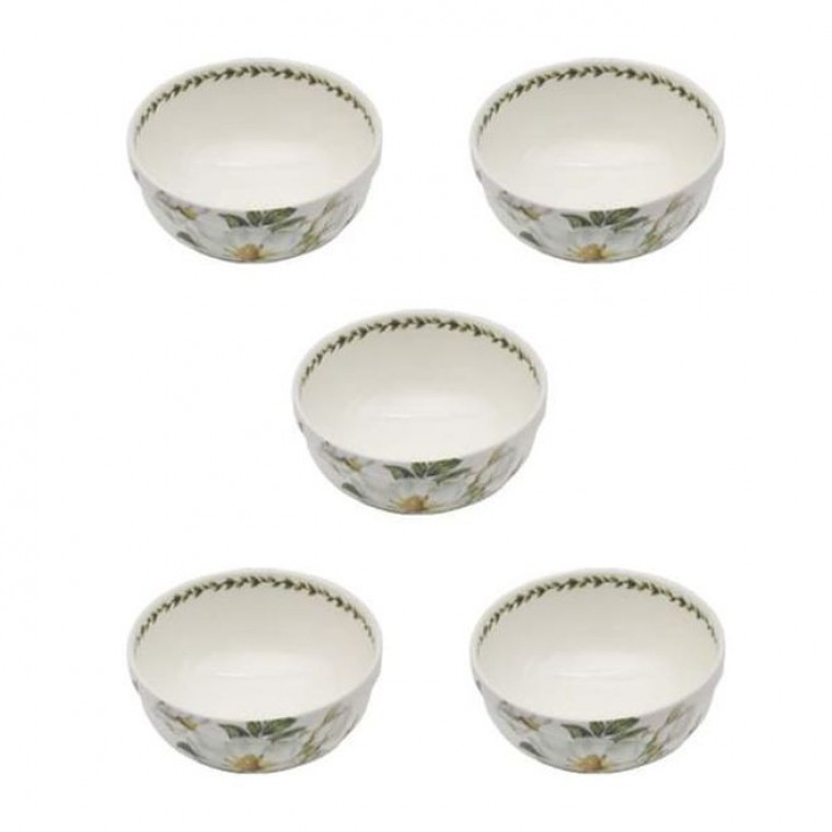 소담 대접 도자기 국그릇 탕기 라면 그릇 S 13.7cm 5P - 상품 이미지