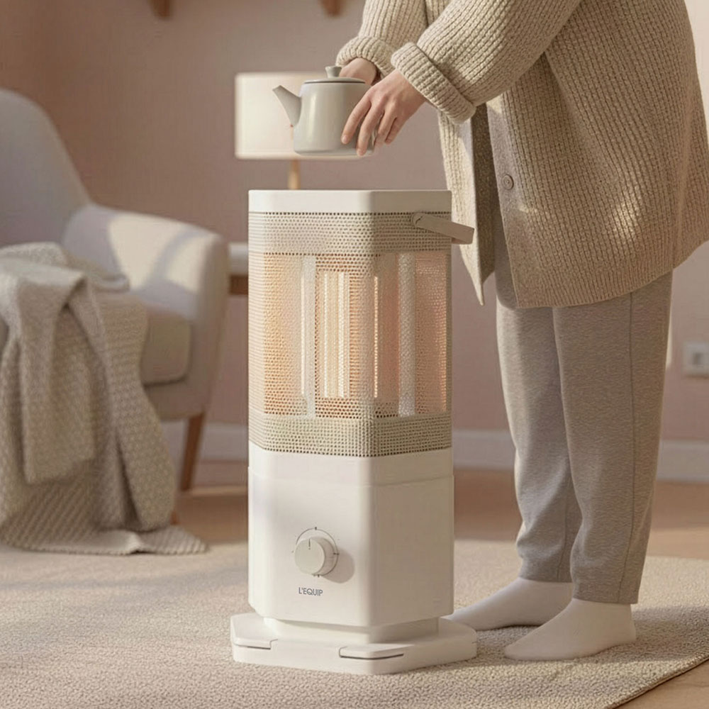 리큅 칠방난로 전기히터 카본 가정용 사무실 난방기 스토브 온열기 7면