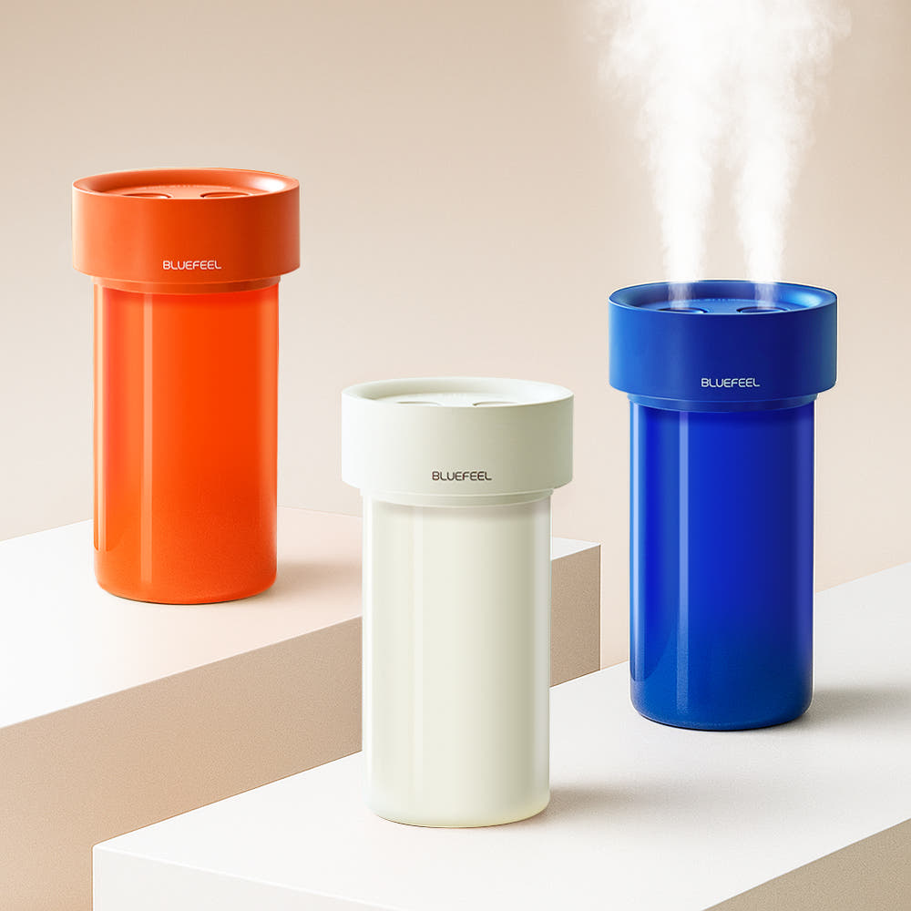 블루필 듀얼젯 1L 대용량 미니 가습기 사무실 캠핑 탁상용 비염 휴대용 차량용 소형 제품 이미지