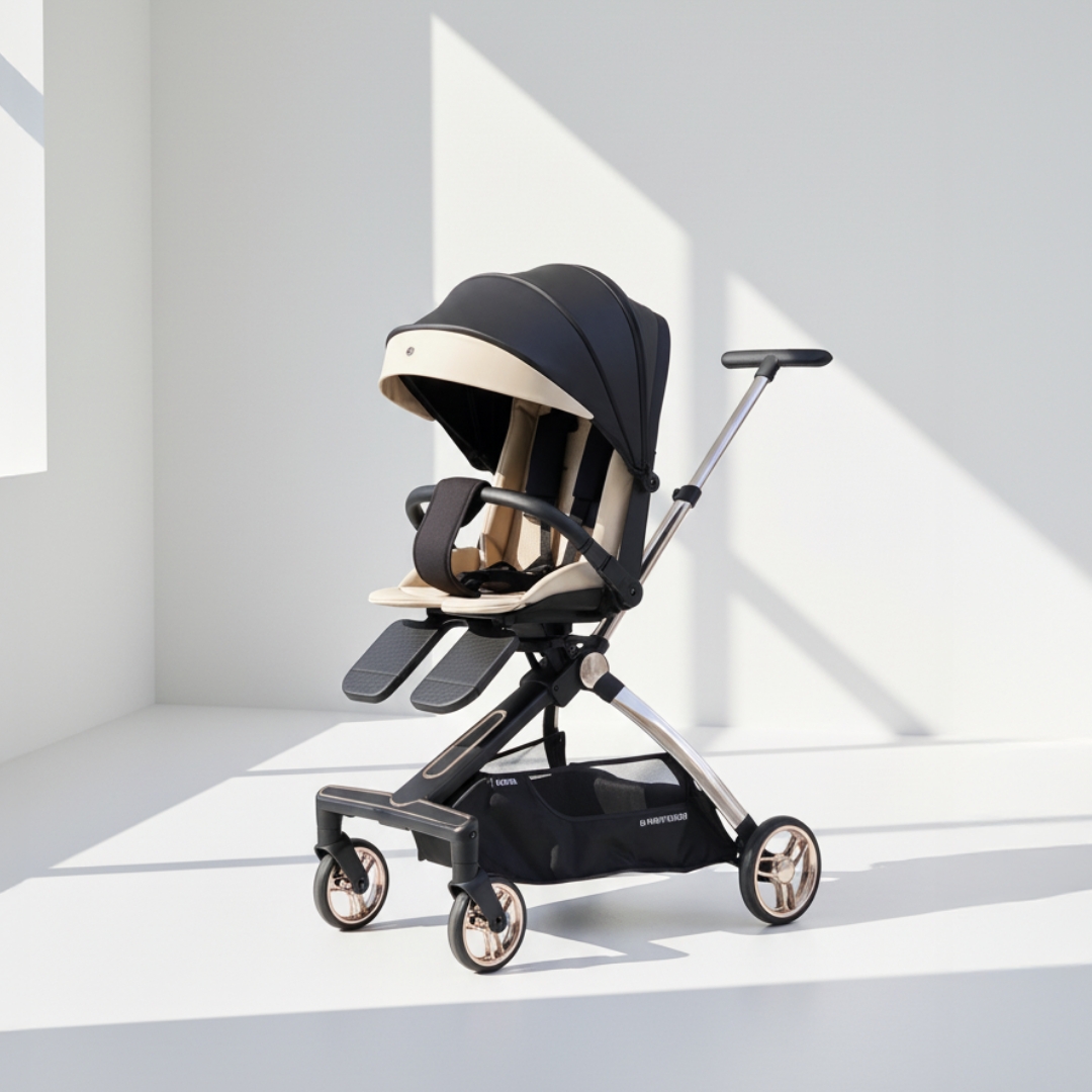 [누비앤타보] NUVY 노바 트라이크 휴대용 유모카 TAVO프리미엄 버전 블랙