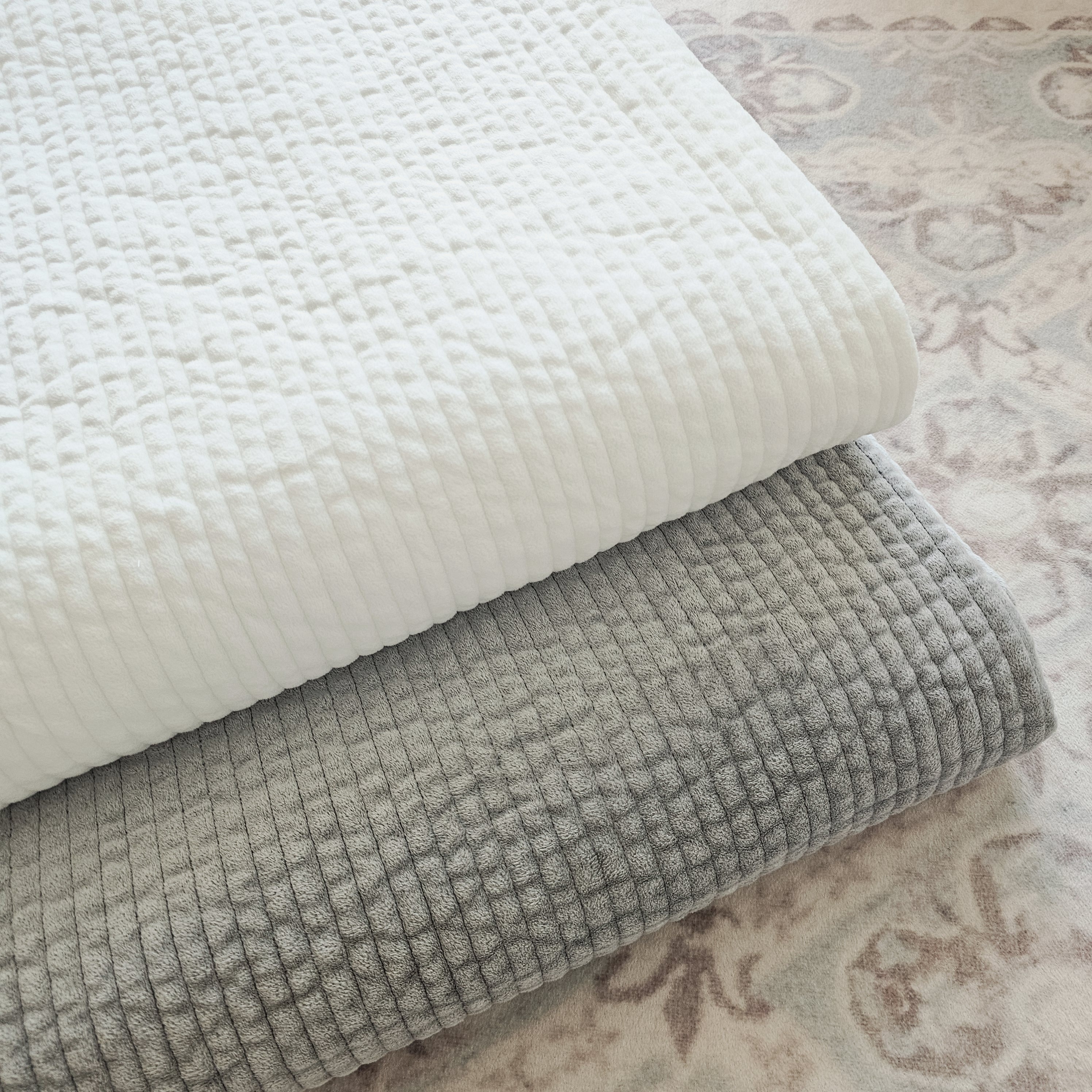 New 양면 피그먼트 초극세사 패드 겸 이불