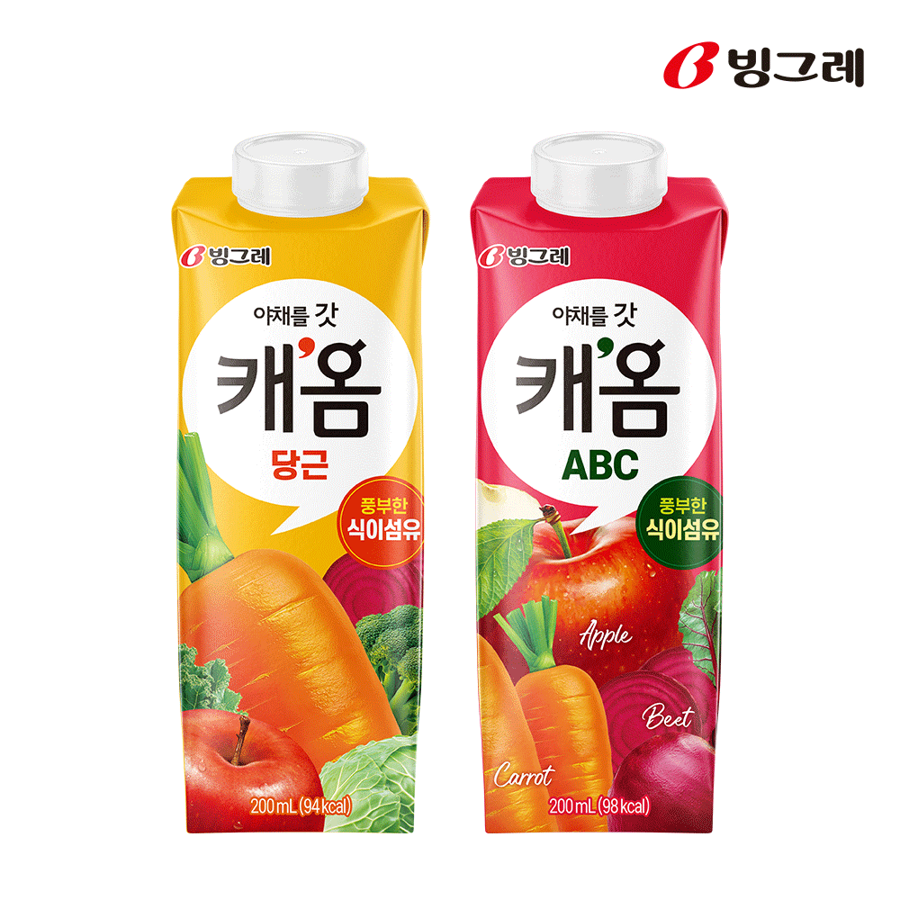 빙그레 캐옴 당근, 200ml, 24개 - 상세 이미지 4
