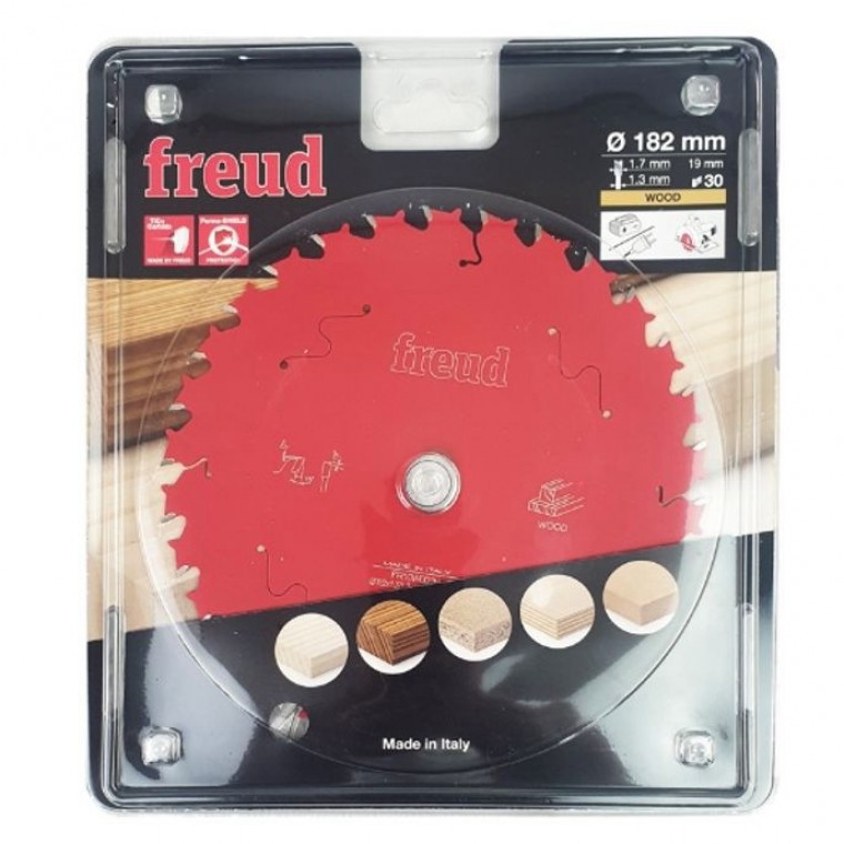 FREUD 목공용 톱날 원형톱날 목공 팁쏘 182mm 30날 - 상품 이미지