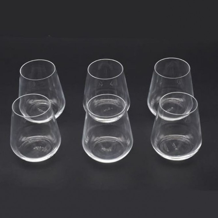 유리컵 물잔 카페컵 물컵 글라스 유리잔 6P 340ml - 메인 이미지