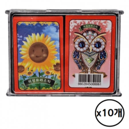 화투카드 해바라기 부엉이 그림 전통놀이 가족게임 명절선물 고스톱패