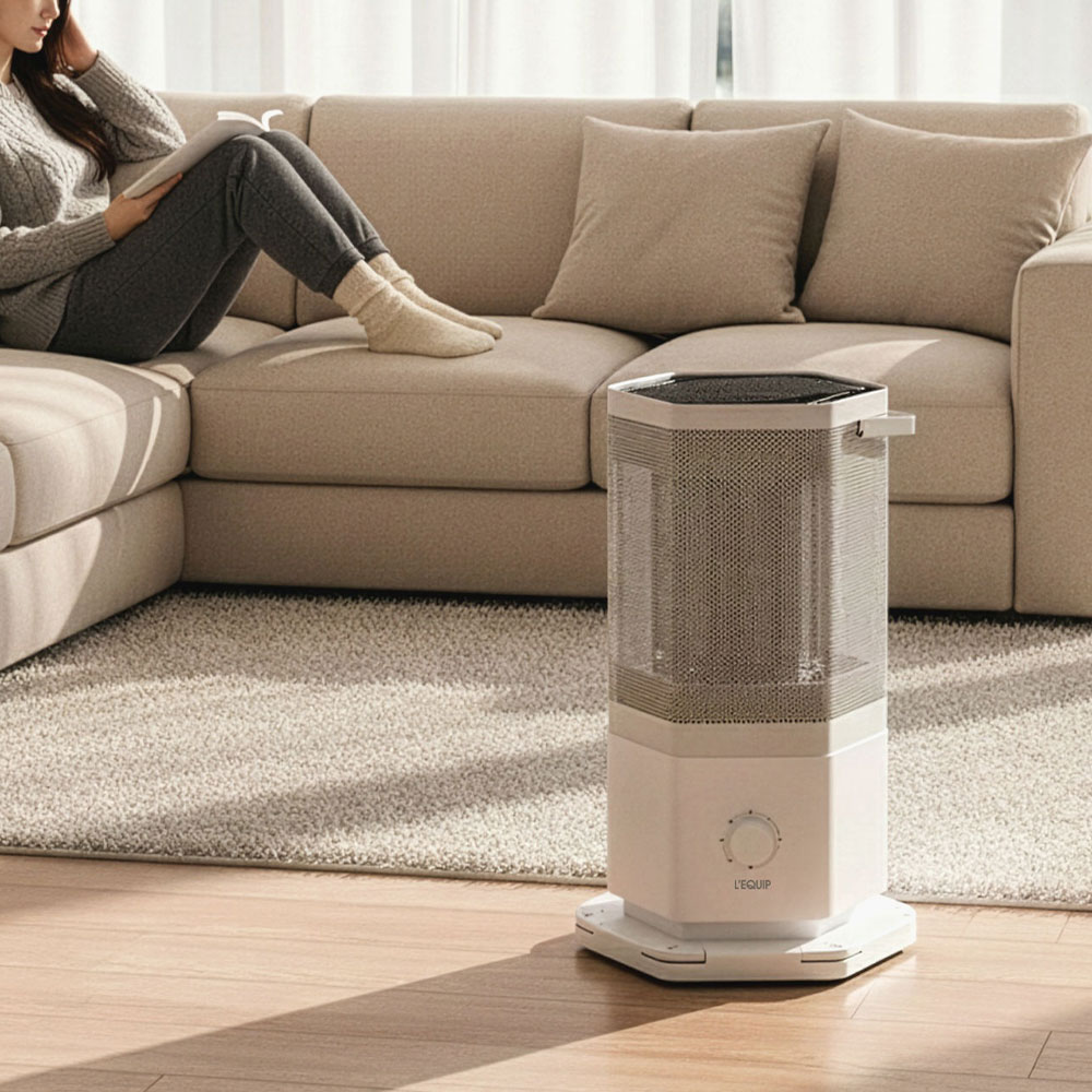 리큅 칠방난로 전기히터 카본 가정용 사무실 난방기 스토브 온열기 7면