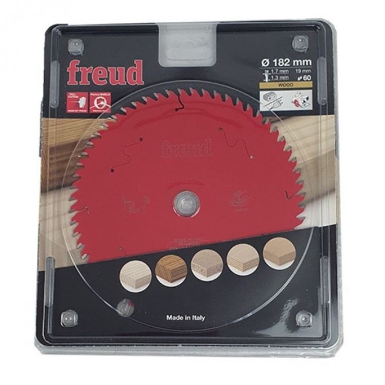 FREUD 목공용 톱날 원형톱날 목공 팁쏘 182mm 60날 - 상품 이미지
