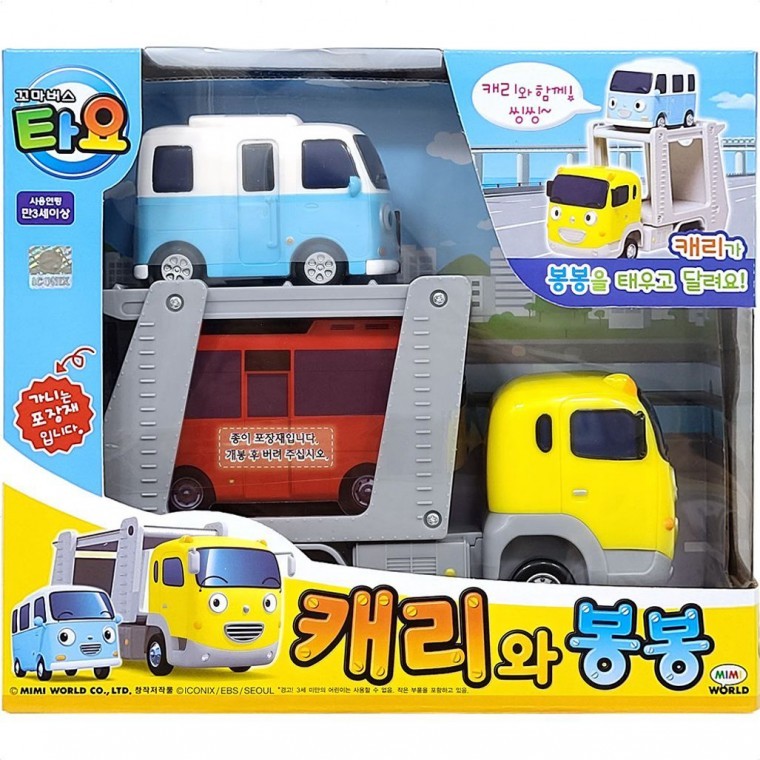 꼬마 버스 타요 캐리와 봉봉 어린이 장난감 자동차 - 메인 이미지