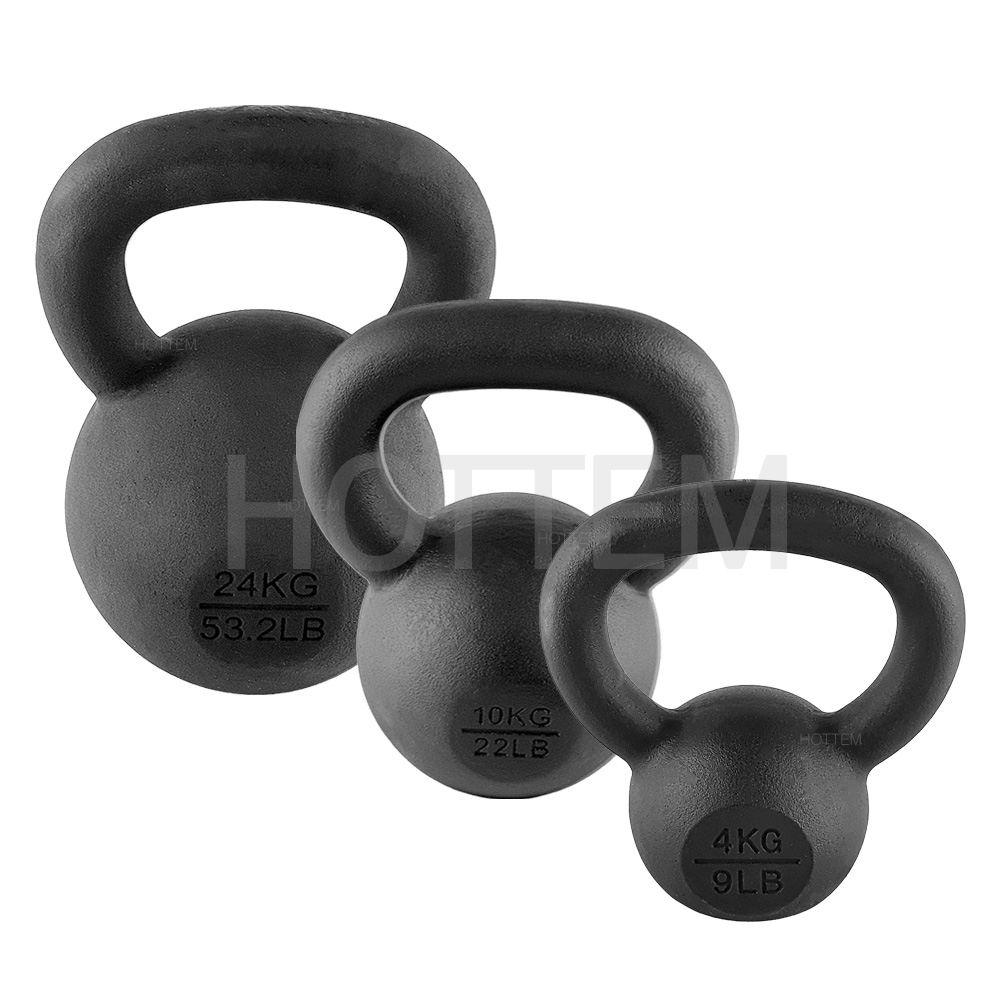 핫템 블랙분체 케틀벨 스윙 근력운동 캐틀벨 16kg - 상세 이미지 5