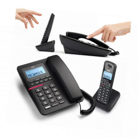 발신자표시 유무선 복합전화기 LCD 백라이트 증설 가능 사무실 가정용