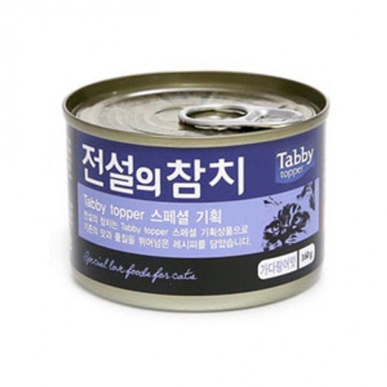 테비 전설의 참치캔160g 가다랑어맛 24개 고양이 간식 - 상품 이미지