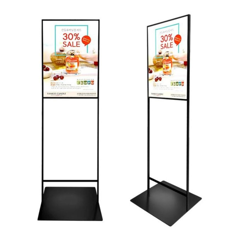 LED 슬림 입간판 광고 배너 메뉴판 포스터 단면 A2 - 상품 이미지