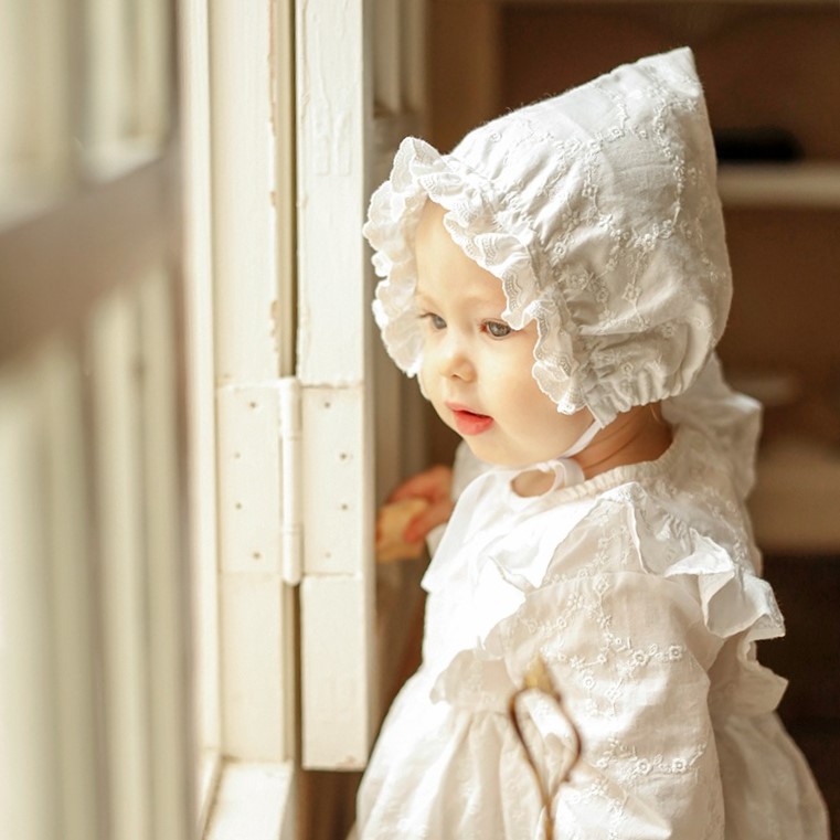 유럽풍 아기 악세사리 빌리 헤이즈 프릴 오가닉 턱받이 / 프릴 보넷