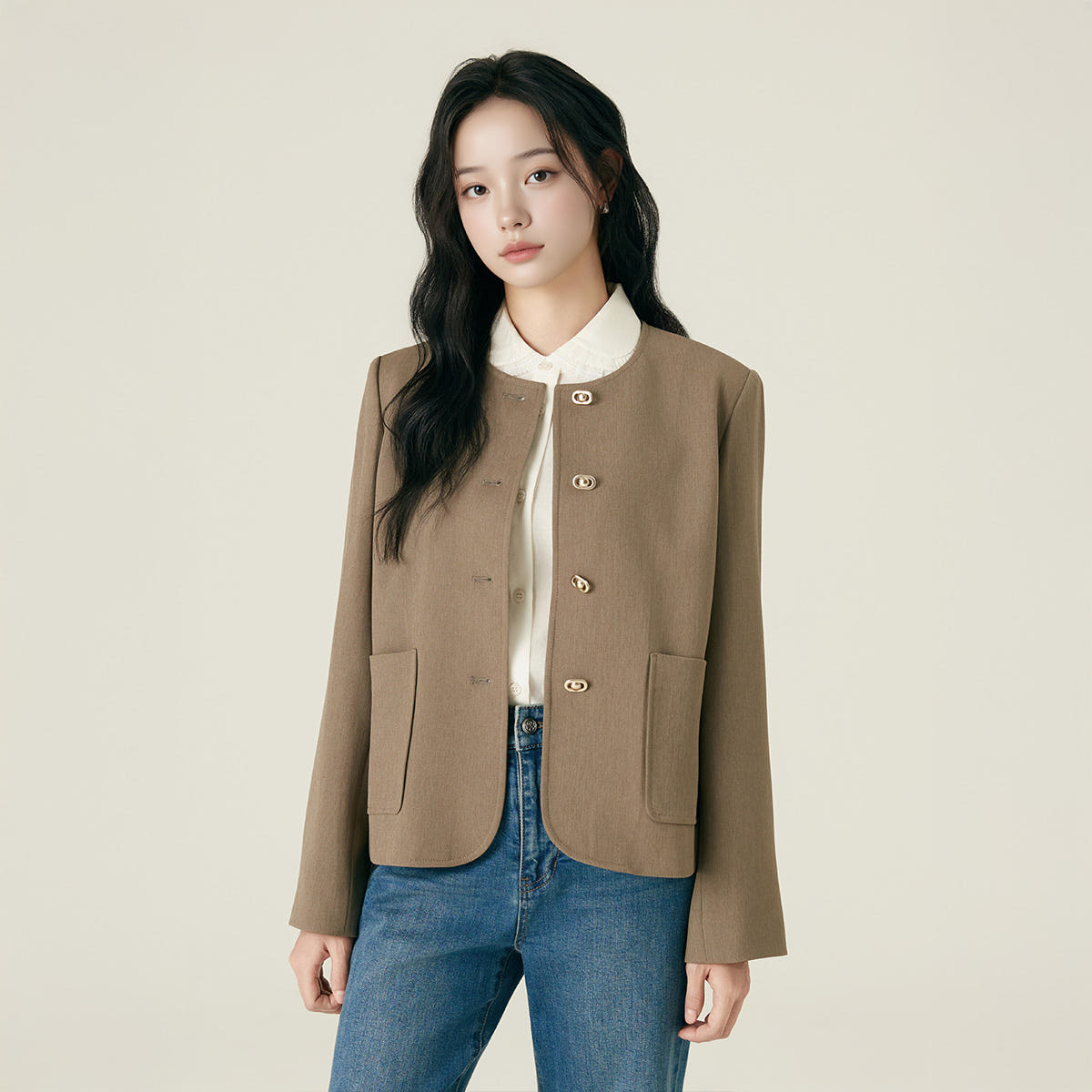 로엠 칼라리스 자켓 RMJKF49RT2 제품 이미지