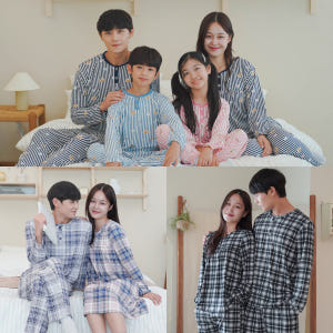 폭스클럽 잠옷 빅사이즈 피치기모 수면 가족 가을 겨울 원피스 파자마 홈웨... 착용 후기 | 사이즈/핏 총정리 - 상품 이미지 1
