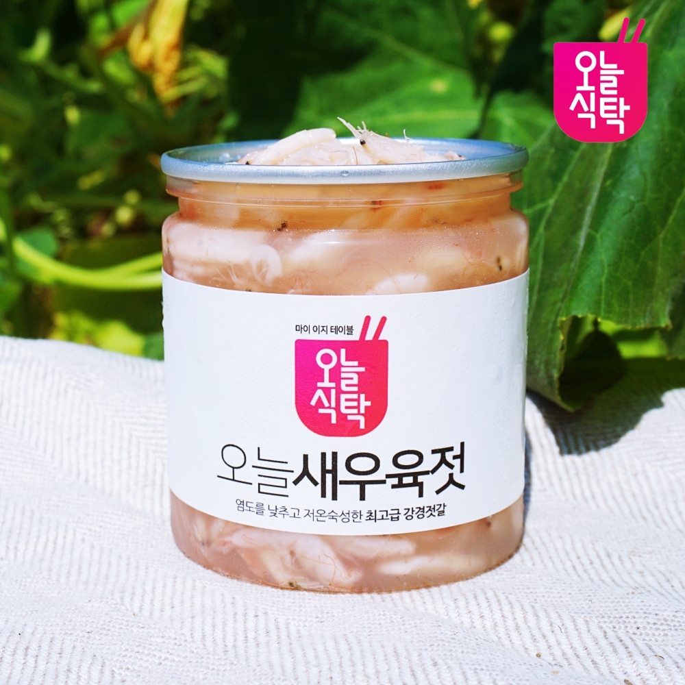 오늘식탁 국산 강경 신안 새우젓 육젓 김장용 선물용 요리용 500g, 1개 - 상품 이미지