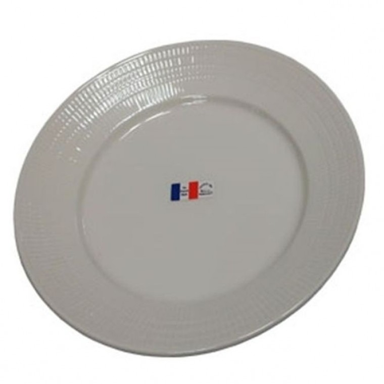메레신 접시 도자기 쿠프 앞 대 1P 화이트 - 메인 이미지