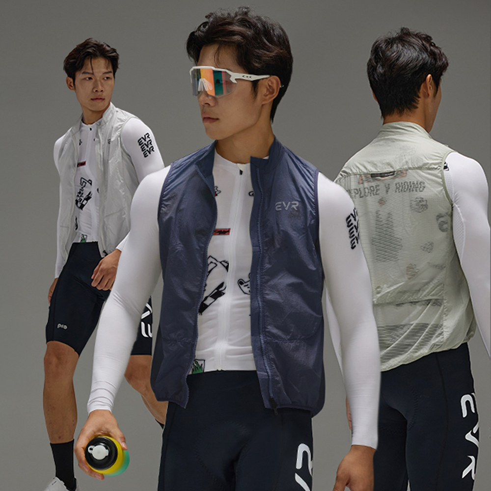 EVR 이브이알 TECH 자전거질렛 베스트 조끼 KX1151(남성용) - 상품 이미지