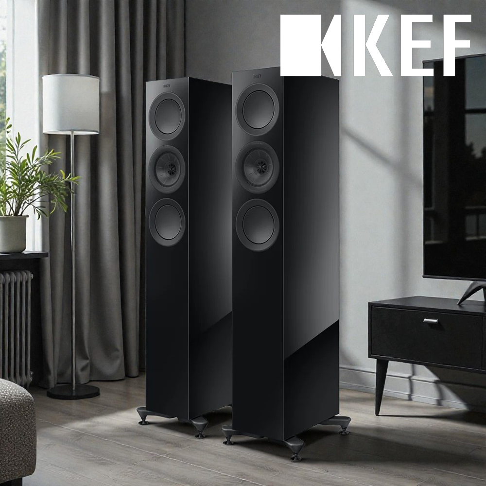 [국내정발] KEF R5 Meta 하이엔드 톨보이스피커 블랙 - 상품 이미지