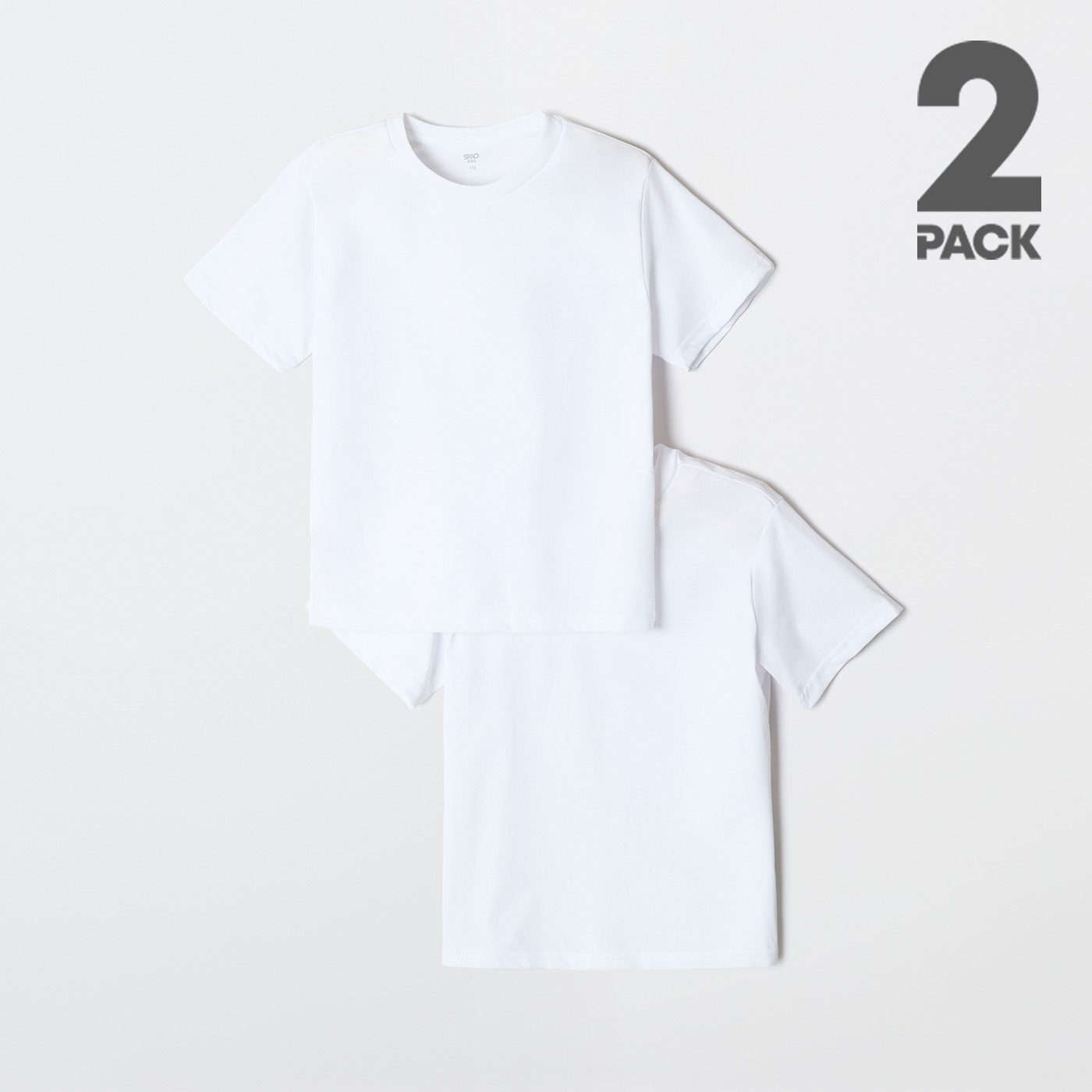 [2장 이상 20%][2PACK] 스파오키즈 COOL 레귤러핏 반팔 티셔츠 SPRWGA9KU2 - 상품 이미지