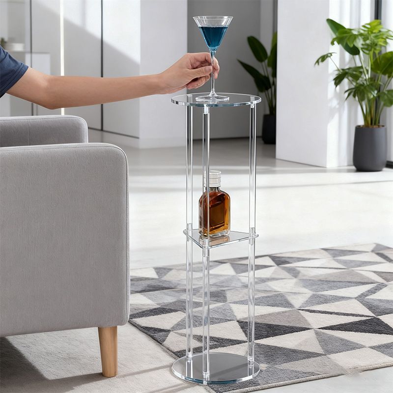 투명 선반 조립식 디스플레이 스탠드 A 25x25x50 4mm 아크릴 - 상세 이미지 2