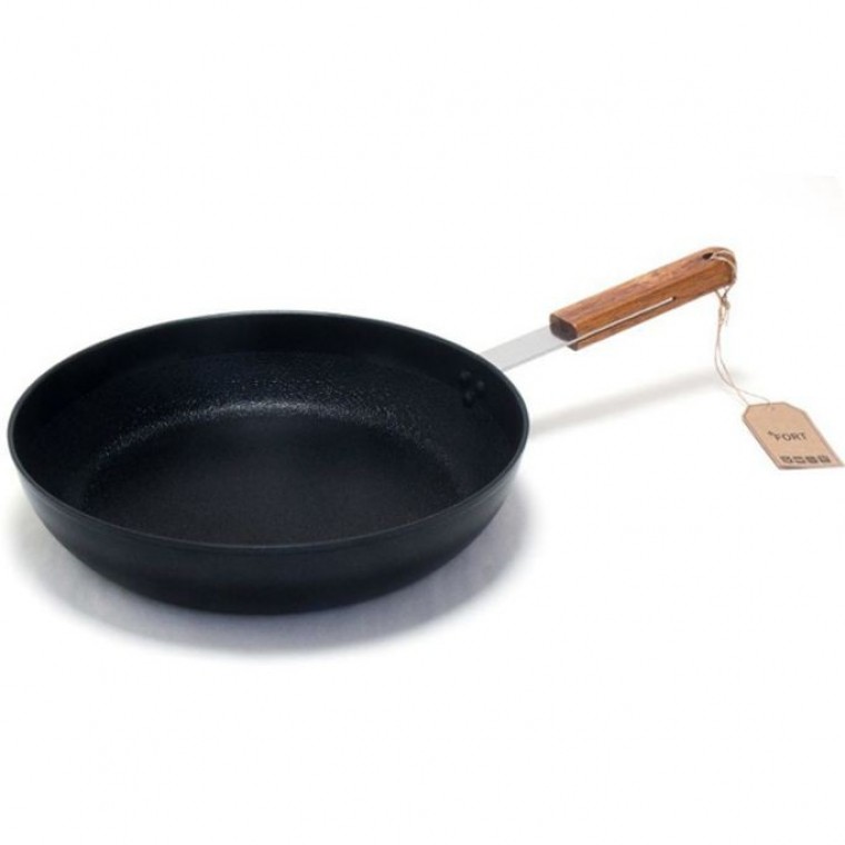 키친아트 후라이팬 우드핸들 인덕션 프라이팬 28cm - 상품 이미지