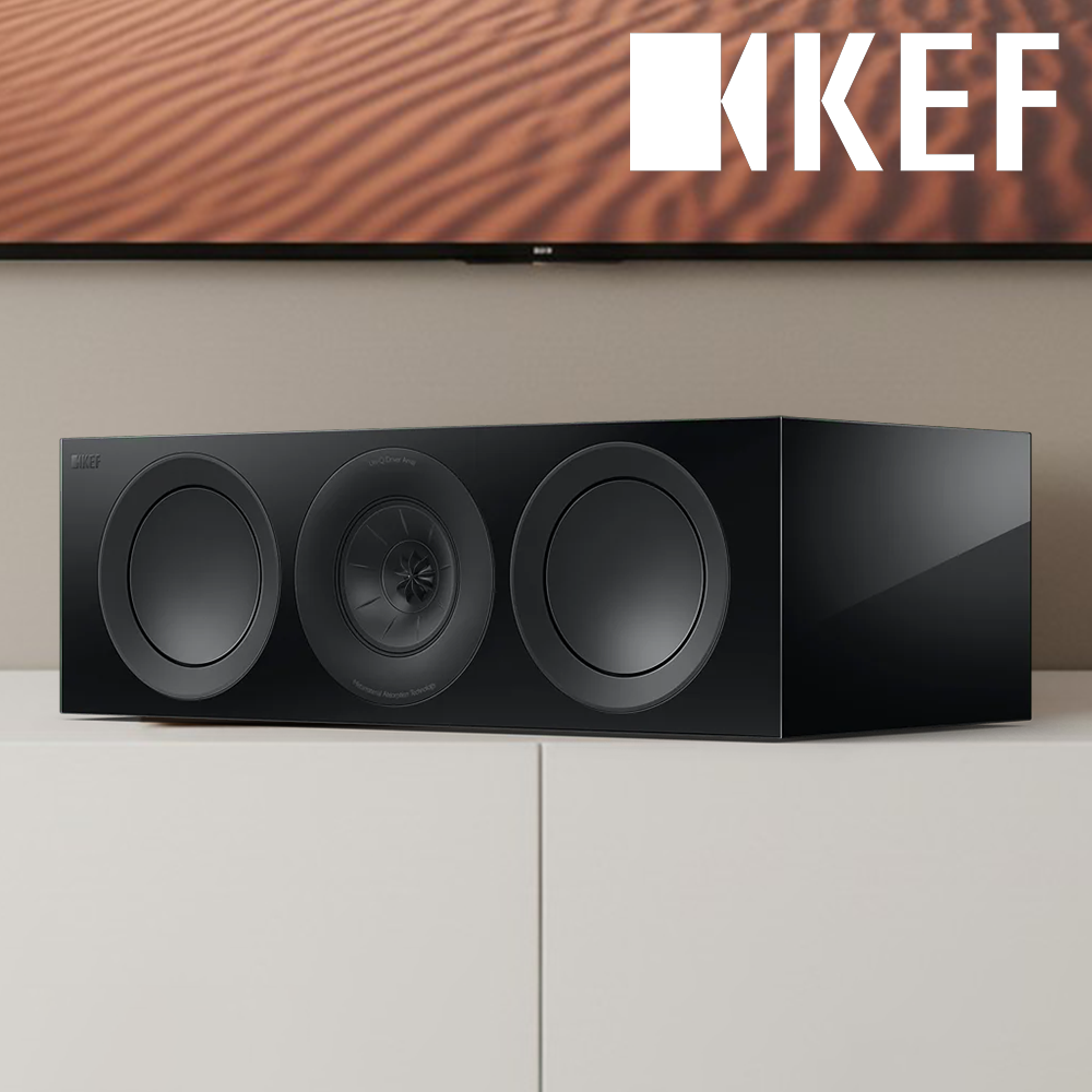 [국내정발] KEF R6 Meta 하이엔드 센터스피커 블랙 - 상품 이미지