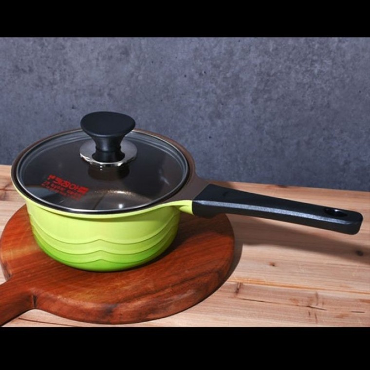 키친아트 인덕션 냄비 세라믹 편수 IH 18cm - 메인 이미지