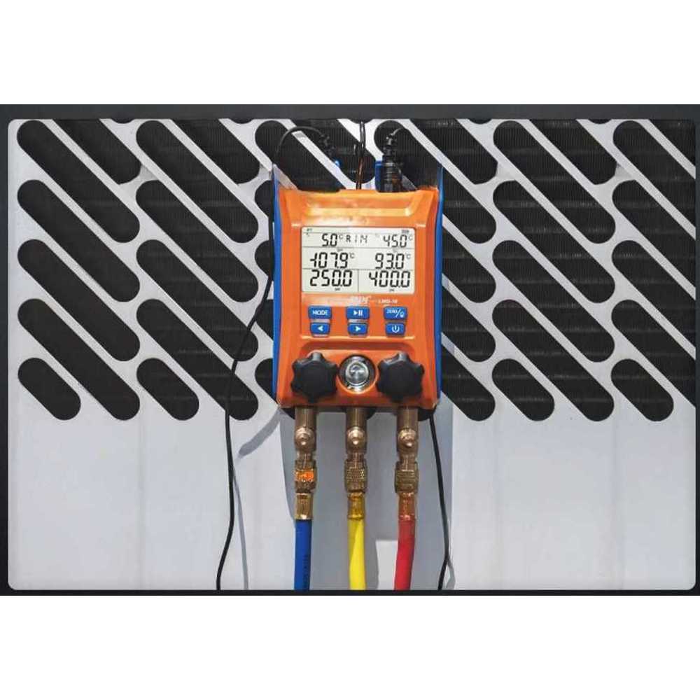에어컨 압력 측정 게이지 냉매 진단 매니폴드 툴 LMG-10+R32+410A 인버터 - 상세 이미지 4