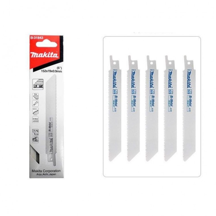 마끼다 목재용 컷소날 나무 전기톱날 B-31843 5PCS - 메인 이미지