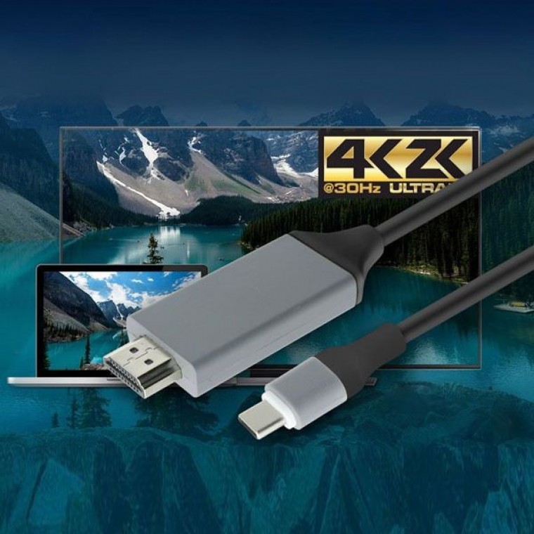 USB 3.1 컨버터 TypeC to HDMI 변환 케이블 3M - 상품 이미지