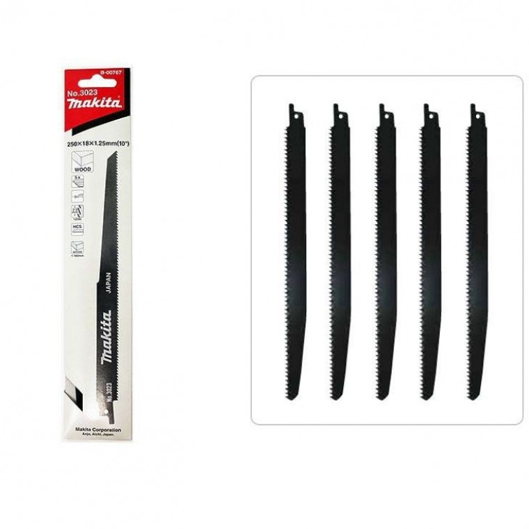 마끼다 목재용 컷소날 나무 전기톱날 B-00767 5PCS - 메인 이미지