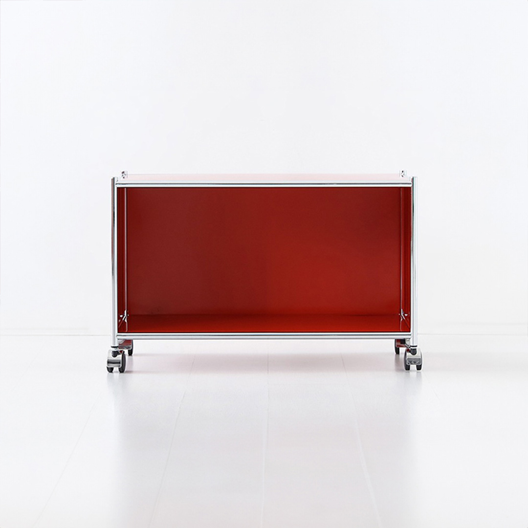 심플리 이동식 수납박스/사이드테이블 BC259 레드 9437.2450