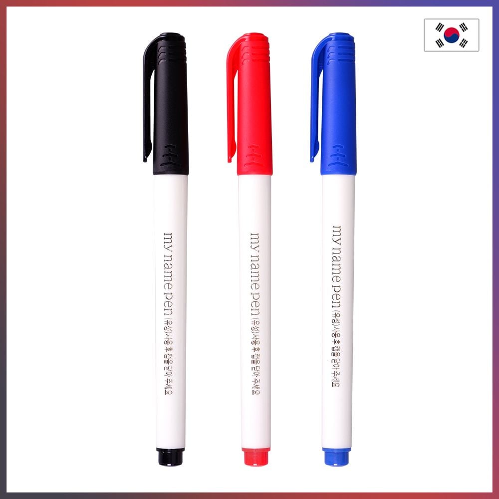 국산 마이네임펜 (유성) X 100개 - 상품 이미지