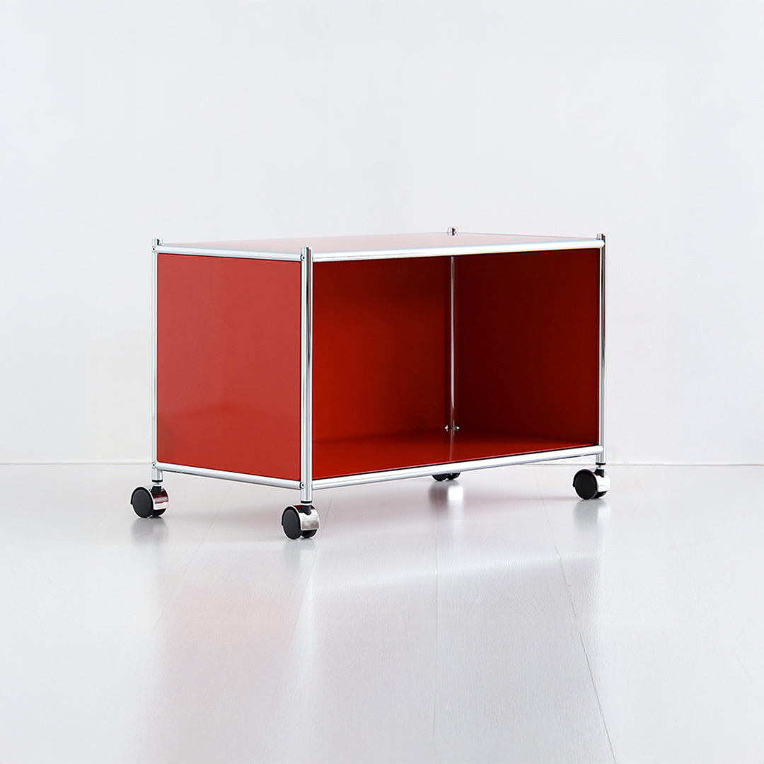 심플리 이동식 수납박스/사이드테이블 BC259 레드 9437.2450