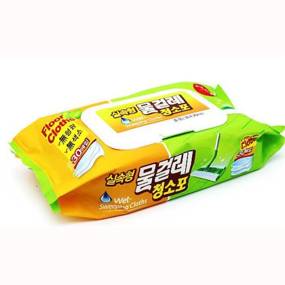 항균 제균 물걸레 청소포 중형 30매 30x20 - 상품 이미지