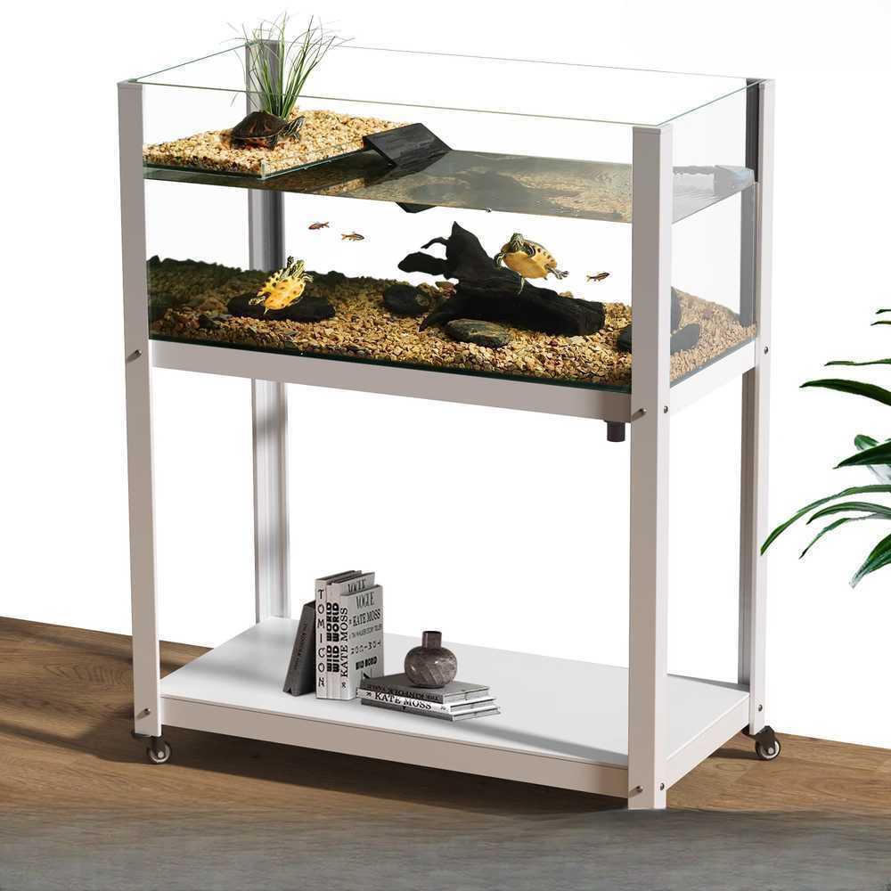 거북이 테라리움 이동식 사육장 파충류 하우스 케이지 60cm 알루미늄+휠 - 상세 이미지 3