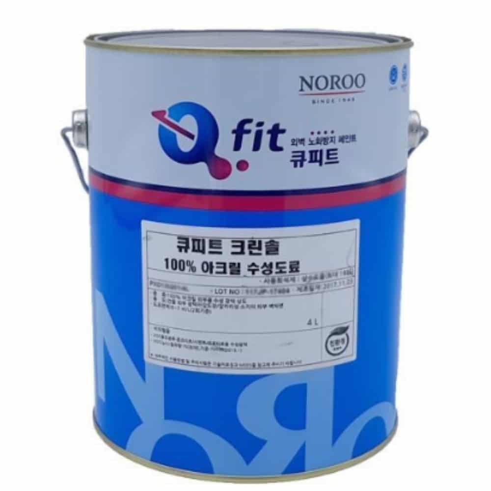 외벽 페인트 반무광 4L 빨간색 4종 택1 수성페인트 외 - 상품 이미지