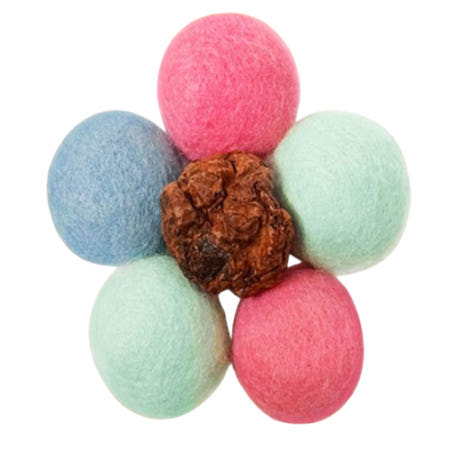 로아 양모볼 5p 색상랜덤 냥이장난감 싱가푸라장난감 냥이양모볼