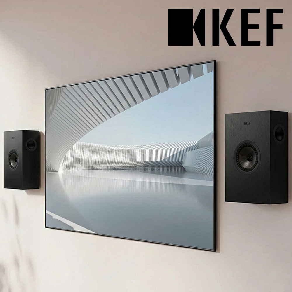 [국내정발] KEF Q4 Meta 하이엔드 벽걸이스피커 1개 블랙 - 상품 이미지