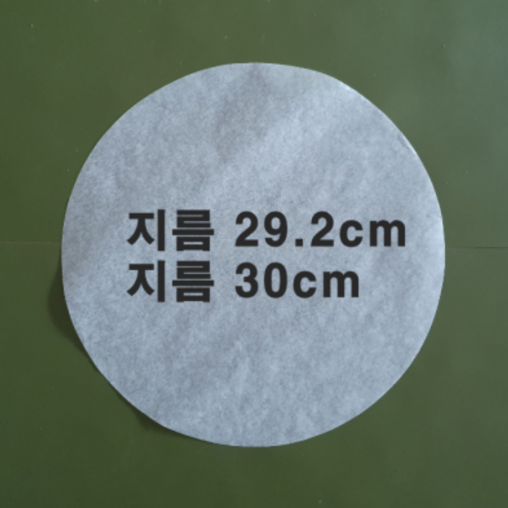 원형종이호일 지름29.2cm ,30cm 600장 1000장 후라이펜,불판,접시받침용 - 상세 이미지 2