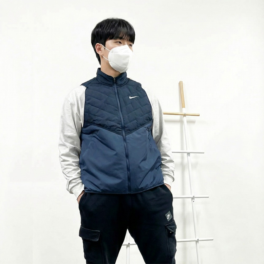 [오늘출발] 나이키 남자 경량 패딩조끼 써마핏 신세틱 러닝 베스트 DD5648-475, 2XL 이미지 6