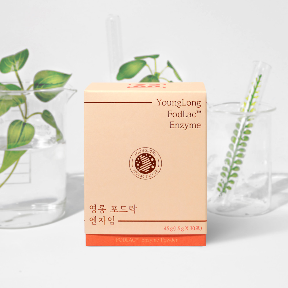 영롱 포드락 엔자임 [포드맵 효소] 소화 유당 저포드맵 히비스커스 분해 콜라겐 약 1개월분 제품 이미지